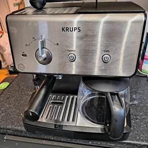 KRUPS XP2000 Espresso & Cappuccino Maker working used Coffee Maker Ground - Picture 1 of 5