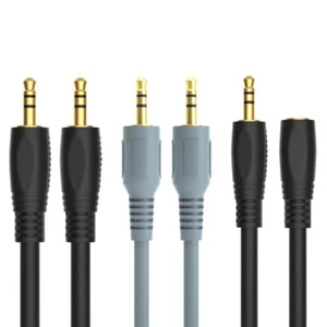 3.5mm Audio Male to Male/Female Extension Cable Stereo Headphone AUX Slim Cord - Picture 1 of 4