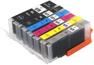 Generic Ink Cartridges Use for Canon PGI-570XL, CLI-571XL, For Canon Pixma Lot - Picture 1 of 38