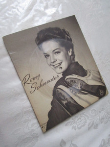 ROMY SCHNEIDER / Niederländische Music Card  "Phocord" mit Filmthema "Monpti"