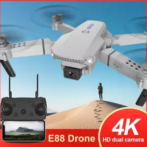 Drone with Camera 4k HD UAV Aerial Photography Dual Camera Folding - Picture 1 of 4