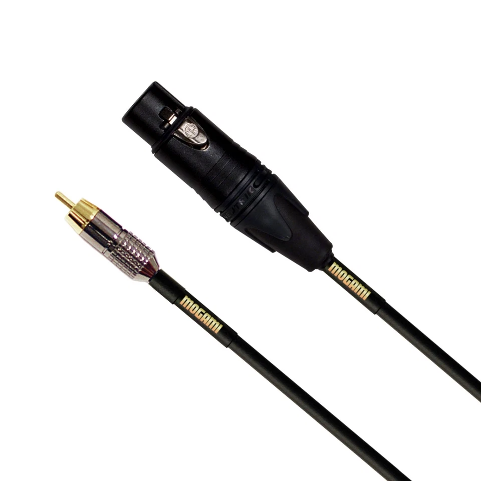 Cable adaptador de audio desequilibrado Mogami GOLD XLRF-RCA-06, XLR-hembra a RCA macho Foto 1 de 1