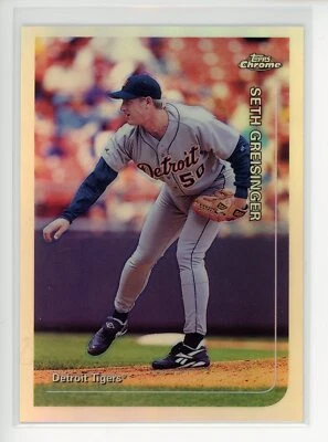 1999 Topps Chrome Refractor #147 Seth Greisinger Tigers - Image 1 of 3