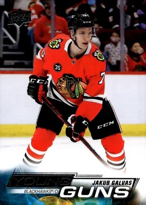 Jakub Galvas - 2022-23 Upper Deck Series 1 Young Guns Rookie Card #225 - Image 1 of 2