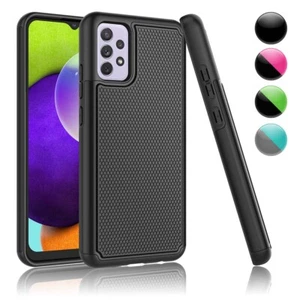 Custodia rigida in gomma resistente agli urti resistente per Samsung Galaxy A52 5G - Foto 1 di 23