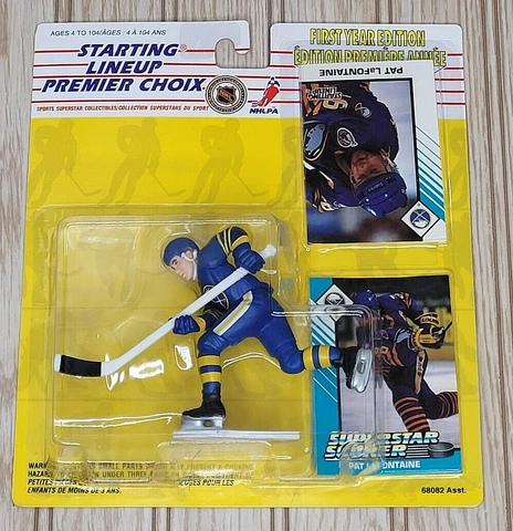 1993 SLU ERROR First Year Pat LaFontaine RC French Canadian Buffalo Sabres NHL Cover