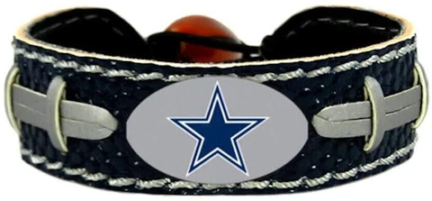 Dallas Cowboys Football Leather bracelet team color game wear Cover