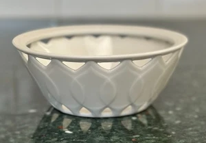 Rosenthal Germany Studio Line Björn Wiinblad LOTUS Topfwärmer Stövchen weiß 5" - Bild 1 von 14