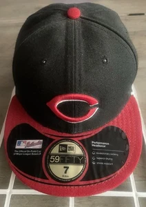 New Era 59Fifty Cincinnati Reds Hat Official On Field Cool Base Embroidered Sz 7 - Picture 1 of 12