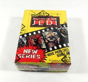 1983 Topps Star Wars Return of the Jedi Series 2 Box 36 Light X-Out BBCE Wrapped - Bild 1 von 2