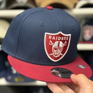 Snapback New Era Las Vegas Raiders azul marino/marrón 9FIFTY - Imagen 1 de 4