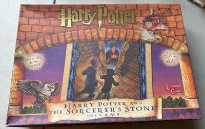 Harry Potter and the Sorcerer's Stone University Games Box Board Game COMPLETE  - Image 1 of 4
