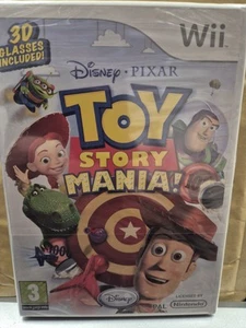 Toy Story Mania (Nintendo Wii, 2009) Brand New Still Sealed With 3D Glasses - Picture 1 of 2