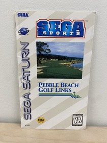 Sega Sports Pebble Beach Golf Links &ndash; Sega Saturn Instruction Manual Only