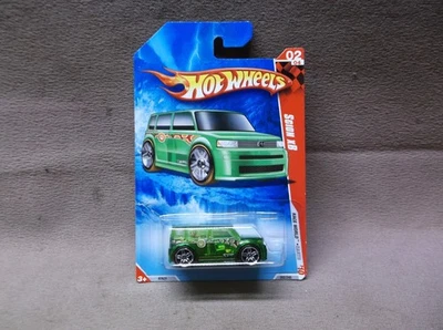 HOTWHEELS 2010 #202 ЗЕЛЕНЫЙ 2003 TOYOTA SCION XB JDM МИНИ ФУРГОН ВНЕДОРОЖНИК СЕМЕЙНЫЙ САМОСВАЛ - Изображение 1 из 3