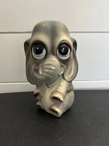 Vintage MCM Big-Eyed Chalkware Elephant Anthropomorph Japan Carnival Prize 40-50s - Bild 1 von 8
