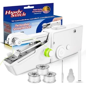 Portable Mini Electric Sewing Machine- Suitable for Beginners, Quick DIY Repairs - Picture 1 of 7