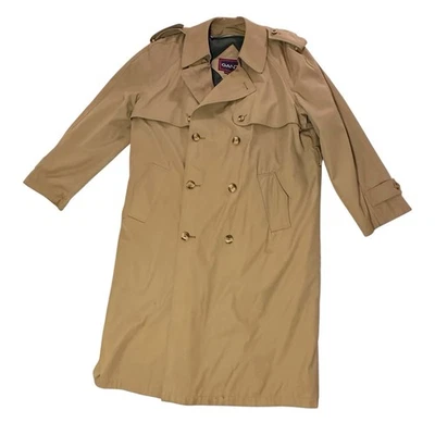 Abrigo de lluvia para hombre Gant clásico largo de doble botonadura talla 42R forro extraíble Foto 1 de 4