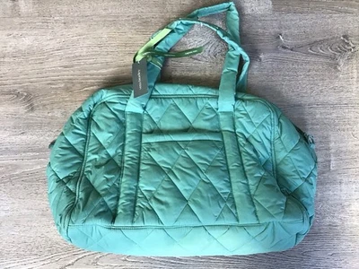 Vera Bradley Miramar Weekender Bolsa de Viagem Verde Berilo Nova Com Etiquetas - Imagem 1 de 4