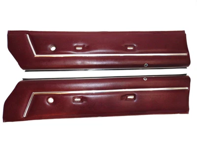 Upperdoor panels maple red 78-88 G body Monte Carlo El Camino Malibu - Image 1 of 4
