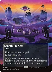 1x Shambling Vent Borderless Foil (Edge of Eternities) - Picture 1 of 1