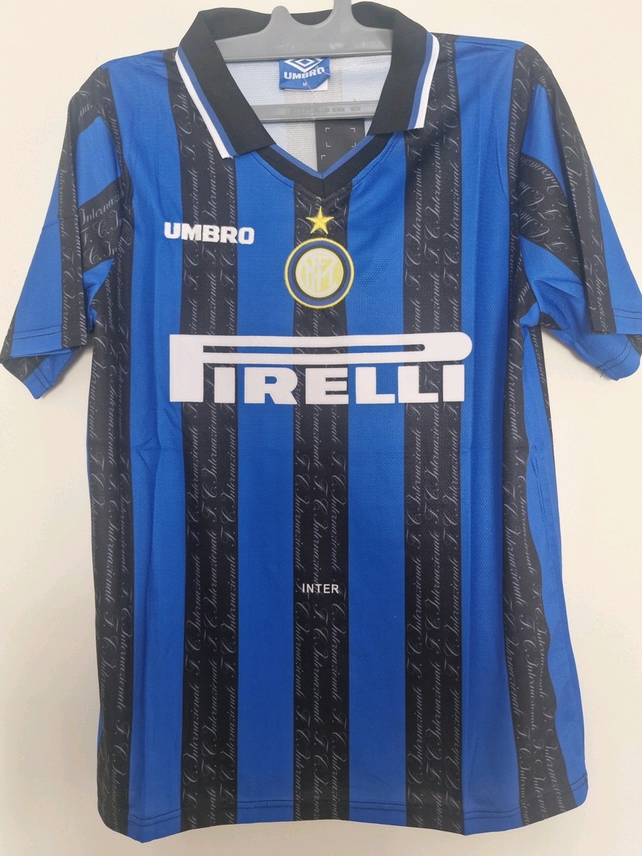Umbro Inter Milan Home Memorabilia Football Shirts Italian Umbro Inter Milan Home Memorabilia Football Shirts Italian