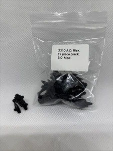 Risk 2210 AD Original 3.0 Mod 12 Pieces Black Hasbro 2001 edition Excellent - Picture 1 of 1