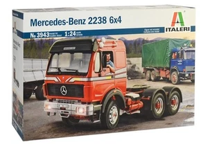 3943 Mercedes-Benz 2238 6x4 ITALERI 1:24 plastic model kit - Picture 1 of 3