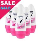Rexona Pink Blush Deodorant Roll-On Antiperspirant for Women 6 x 50ml