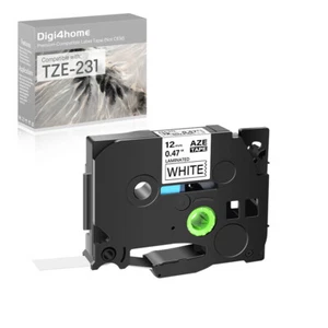 1PK Compatible for Brother P-E500VP TZ TZe-231 Label Maker Tape 12mm Sorting Tag - Picture 1 of 11