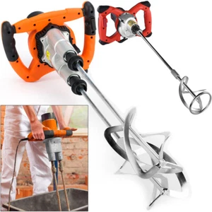 monzana® Podwójne mieszadło 1900 Watt Mieszadło Mieszadło do zaprawy Betoniarka - Zdjęcie 1 z 12