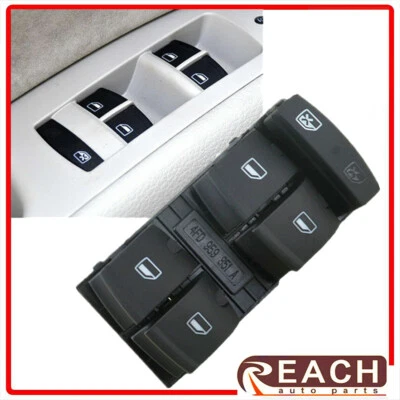NUEVO Interruptor de ventana para Audi A3 2006-2010 delantero izquierdo lado del conductor LH nuevo 4F0959851C Foto 1 de 4