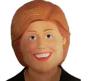 Lady President Mask Hillary Clinton-Like Halloween Latex Full Head Brand NEW - Picture 1 of 1