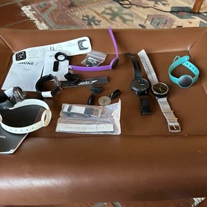 Lot of 4 Smart Watches Misfits Fitness  All Untested Also New Watch Bands, Parts - Picture 1 of 4