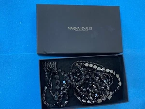 MARINA RINALDI:BIGIOTTERIA BIJOUX COLLANA GIROCOLLO CON SCTOLA. - Picture 1 of 22