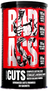 BAD ASS® CUTS 🔥 HARDCORE FATBURNER FORMULA 30 Portionen + extra BONUS - Bild 1 von 1