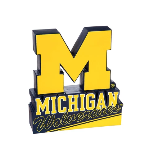 Michigan Wolverines NCAA 10" Mascot Emblem Figurine Evergreen Enterprises New Cover