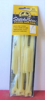 DMC Stitch Bow Floss Holder 10 Floss Holders 'Creative World' NOS - Image 1 of 2