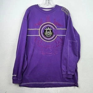 Vintage Coogi Long Sleeve Embroidered Detail Purple Men's Shirt, Size XXL - Picture 1 of 16