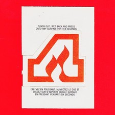 Atlanta Flames - Punch Out Logo - 1973-74 - O-Pee-Chee - NHL