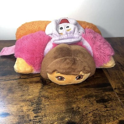 Nickelodeon Dora The Explorer Pillow Pet Pee Wees Plush Pillow 11" Stuffed Toy - Image 1 of 3