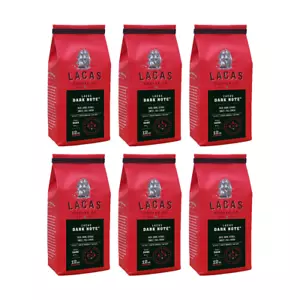 Lacas Dark Note, café molido medio fino, paquete de 6, 12 oz cada uno - Imagen 1 de 6