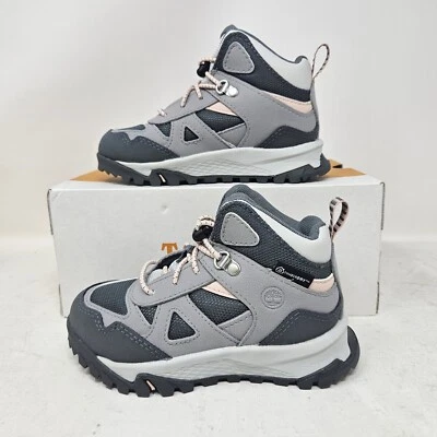 Toddler's Timberland Lincoln Peak WP Mid Hiker Boots / Grey Pink / TB0A5RNB 085 - Image 1 of 4