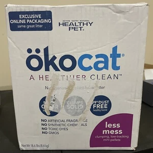 Mini pellets de arena para gatos para agrupar madera natural ecocat Less Desorden, ideales para Lon... - Imagen 1 de 2