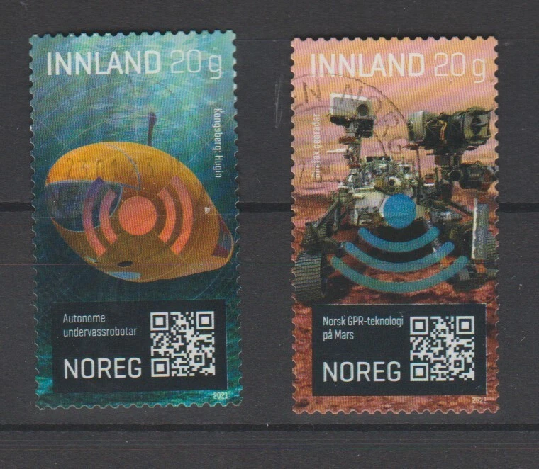 2021 NORWAY RESEARCH, INNOVATION & TECHNOLOGY NK 2057 - 58 USED SET - Image 1 of 1