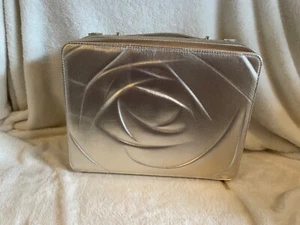 LANCOME Große Kosmetiktasche Reiseetui Gold Rose NEU OHNE ETIKETT - Bild 1 von 10