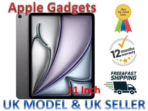 Apple iPad Air 2024 512gb 11inch WiFi M2 Chip Space Grey New Sealed UK Warranty - Picture 1 of 1