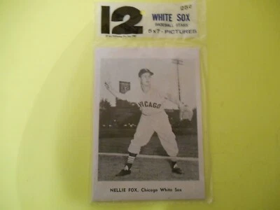 Vintage 1961 Jay Publishing White Sox Baseball Stars Picture Pack Nellie Fox Top - Image 1 of 3