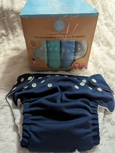 Charlie Banana  All-in-One My First Cloth Diapers with 5 inserts One Size AIO - Picture 1 of 7