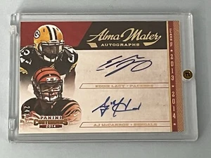 2014 Panini Contenders Alma Mater /25 Alabama AJ McCarron Eddie Lacey Rc Auto - Picture 1 of 6